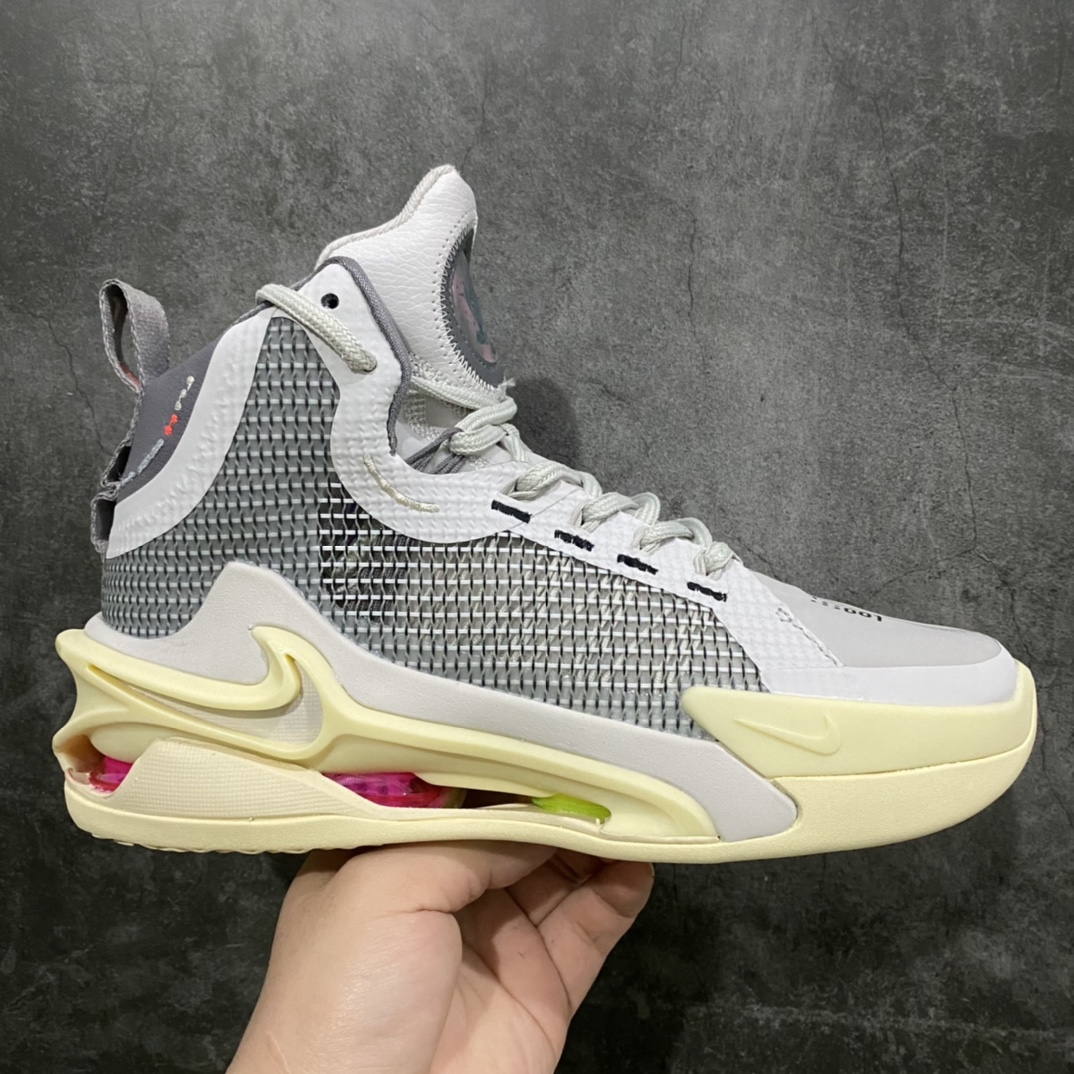 Nike Air zoom G.T.Jump EP 实战篮球鞋 灰白 国内版 独家私模开发 定制梭织面料 十分透气 真纤维气垫加持 脚感无敌 百分之百还原原版味道 货号:DC9039-002 尺码:39-46-选品中心