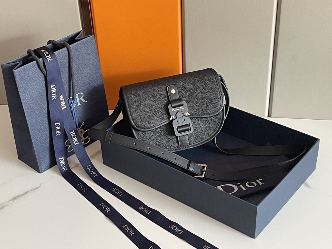 Dior Messenger Bags Beige Black Blue Printing Cowhide Oblique
