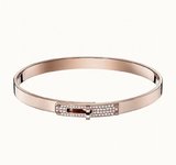 Hermes Jewelry Bracelet Set With Diamonds