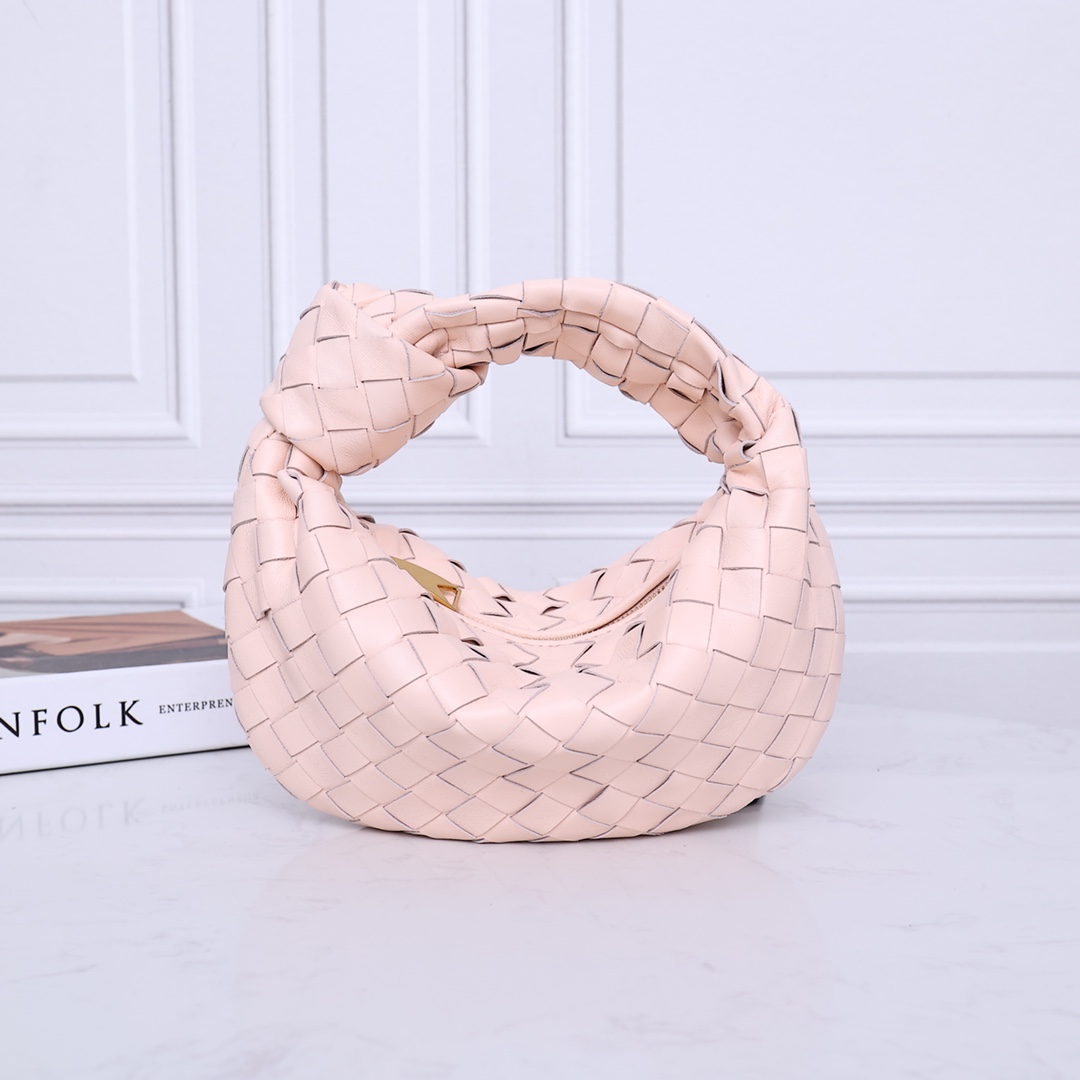 Bottega Veneta sac à main hobo en cuir d'agneau tressé noué