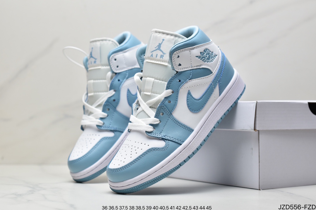 140 真标Air Jordan 1 Mid "Obsidian"黑曜石 乔一中邦 当前市场最优版本