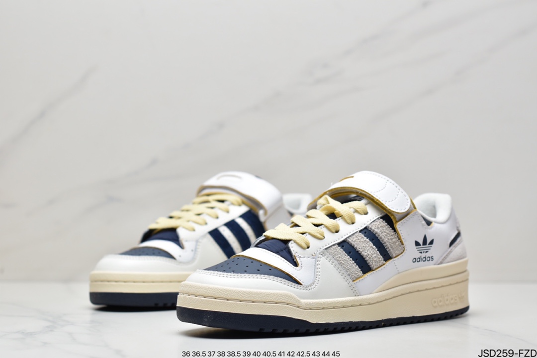 200 阿迪达斯Adidas Originals Forum 84 Low 奶油 薰衣草adidas Originals Forum采用鞋底