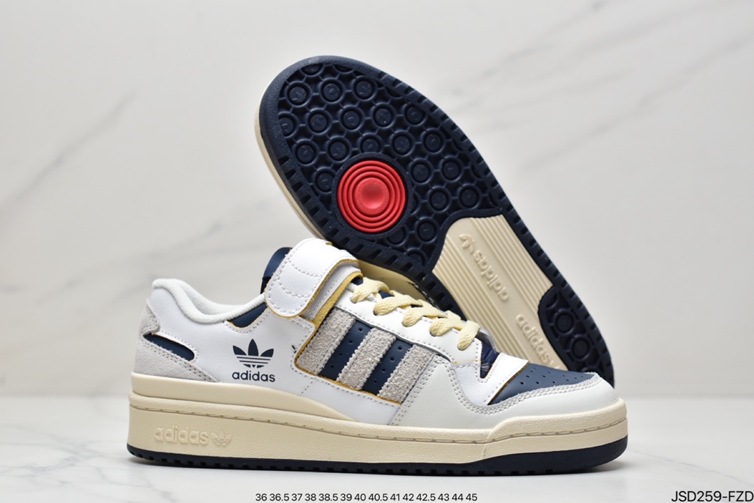 200 阿迪达斯Adidas Originals Forum 84 Low 奶油 薰衣草adidas Originals Forum采用鞋底