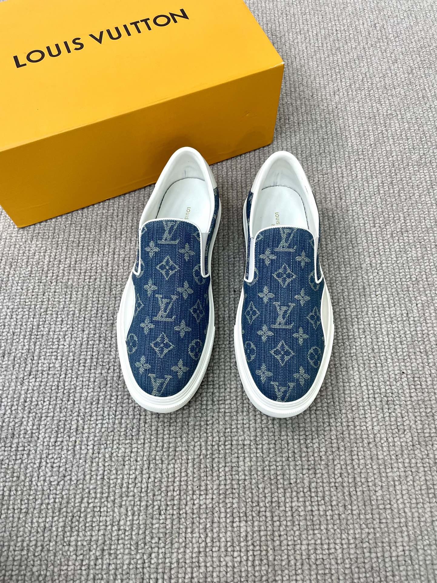 Louis Vuitton Heren Slip-On Sneakers - Origineel Monogram Design, Maat 38-44