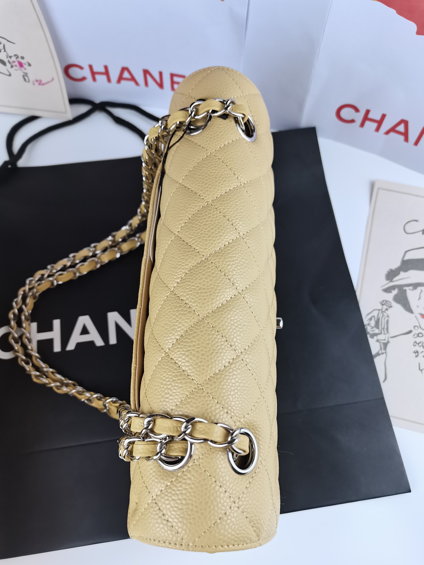 顶级货_厂跑量价高端定制品Chane1ClassicBag01112演绎了Chane1的经典高雅简约精美