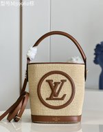 Louis Vuitton Bucket Bags New Designer Replica
 Brown Embroidery Weave Summer Collection Fashion Casual M59962