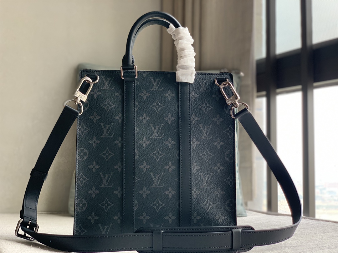 Louis Vuitton LV SAC PLAT CROSS official sale m46098 black flower casual