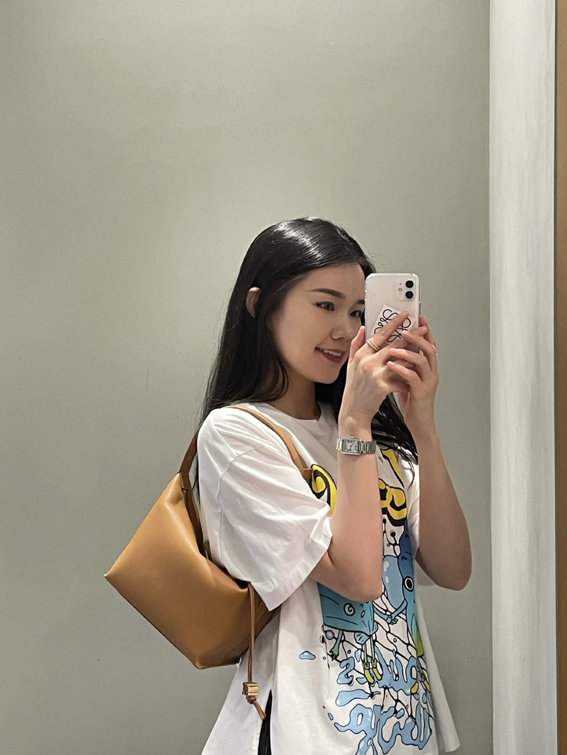 LOEWE罗意威 520情人节限定款 cubi全皮饭盒包 0559暖沙色