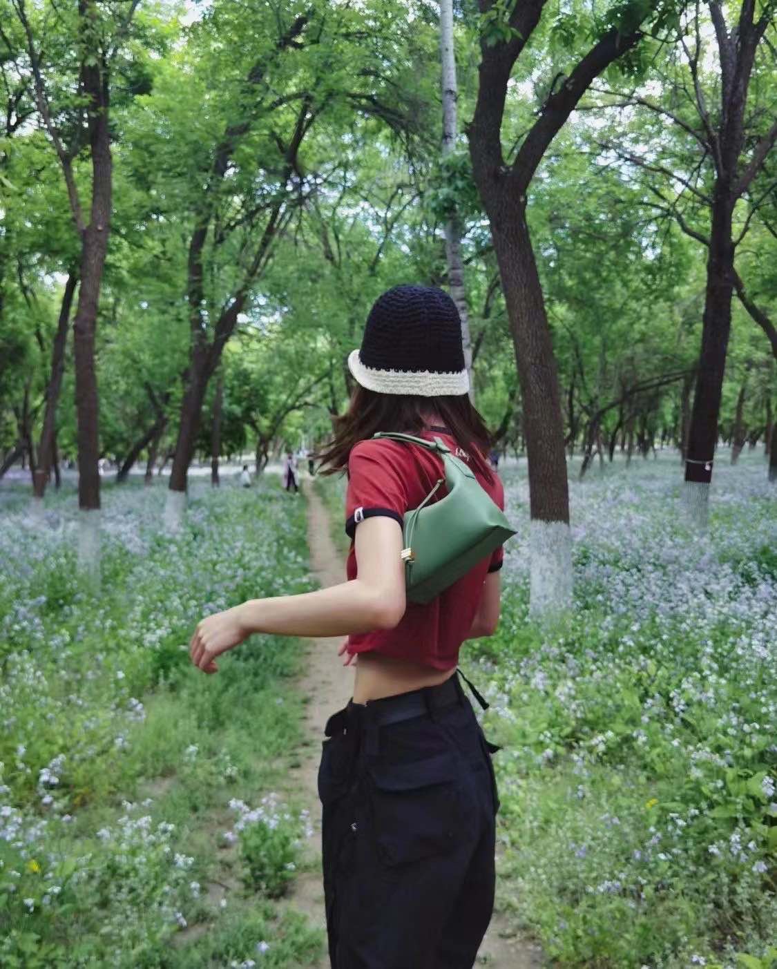 LOEWE罗意威 520情人节限定款 cubi全皮饭盒包 0559牛油果绿