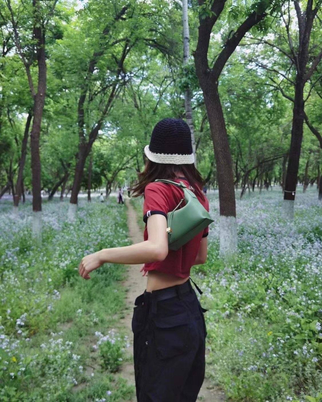 LOEWE罗意威 520情人节限定款 cubi全皮饭盒包 0559牛油果绿