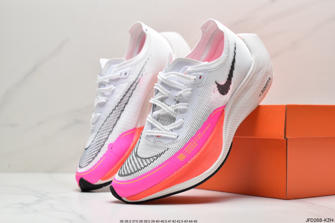 170 耐克NK ZoomX Vaporfly Next拉松跑步鞋 二代 鞋面使用了全新 Vaporweave 科技