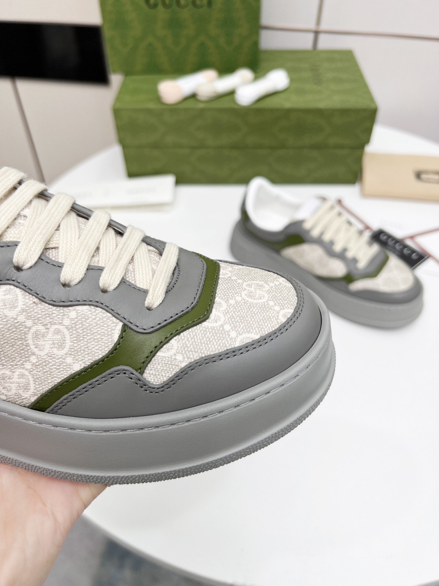 Precio de fábrica:260Gucci - ¡Nueva colección deportiva de suela gruesa suave ligera Chunky! ¡G mode