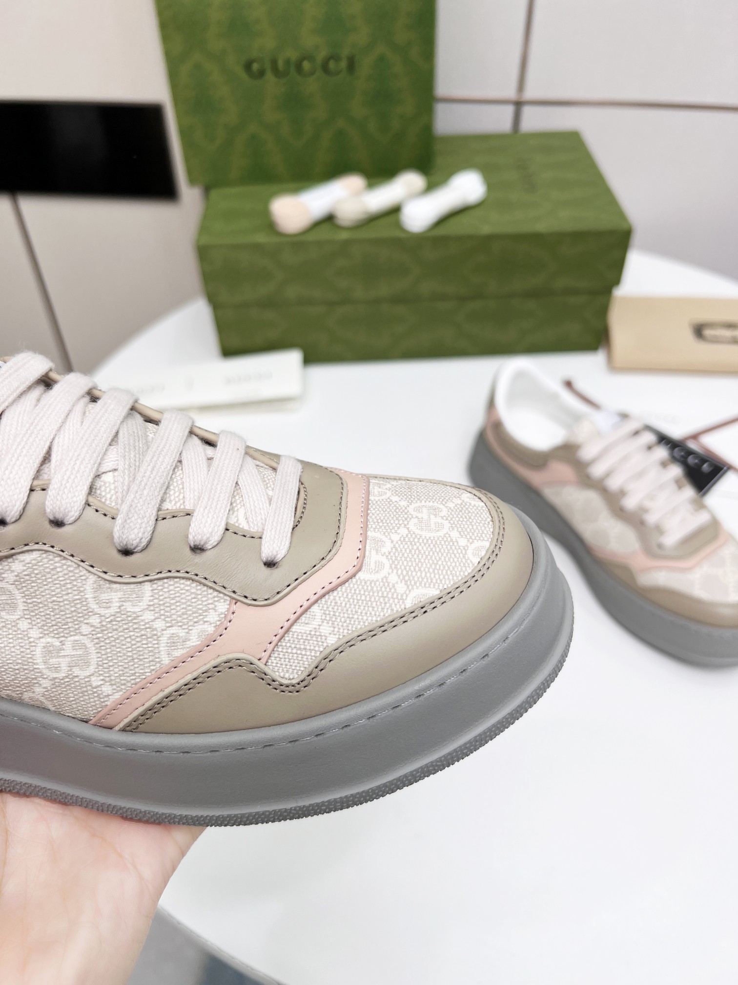 Precio de fábrica:260Gucci - ¡Nueva colección deportiva de suela gruesa suave ligera Chunky! ¡G mode