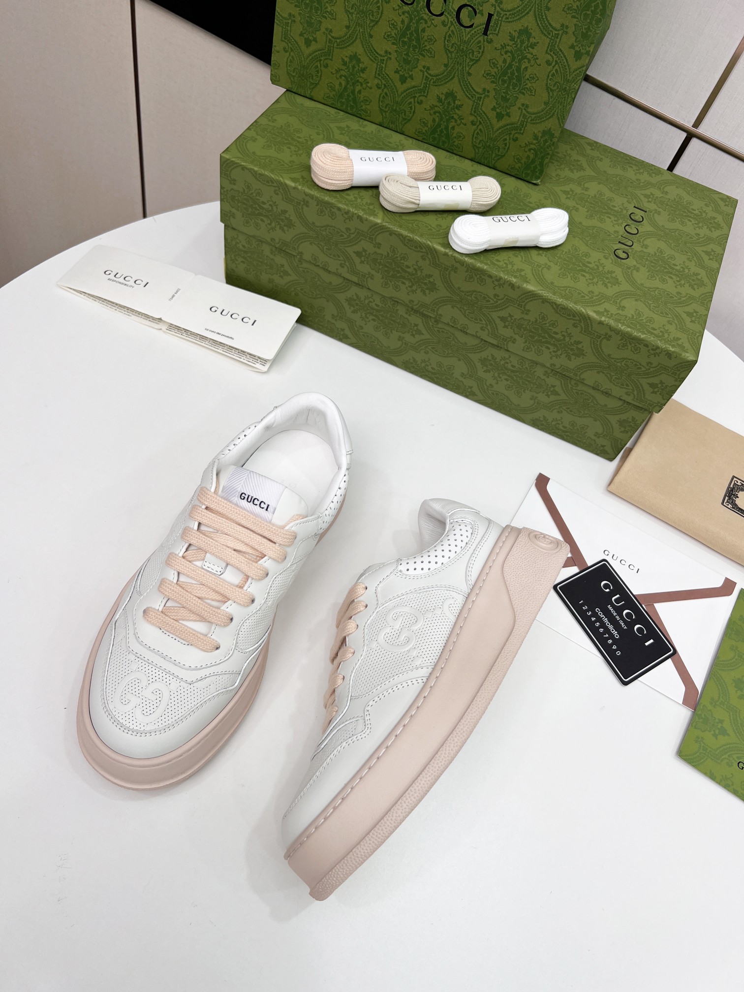 Precio de fábrica:260Gucci - ¡Nueva colección deportiva de suela gruesa suave ligera Chunky! ¡G mode