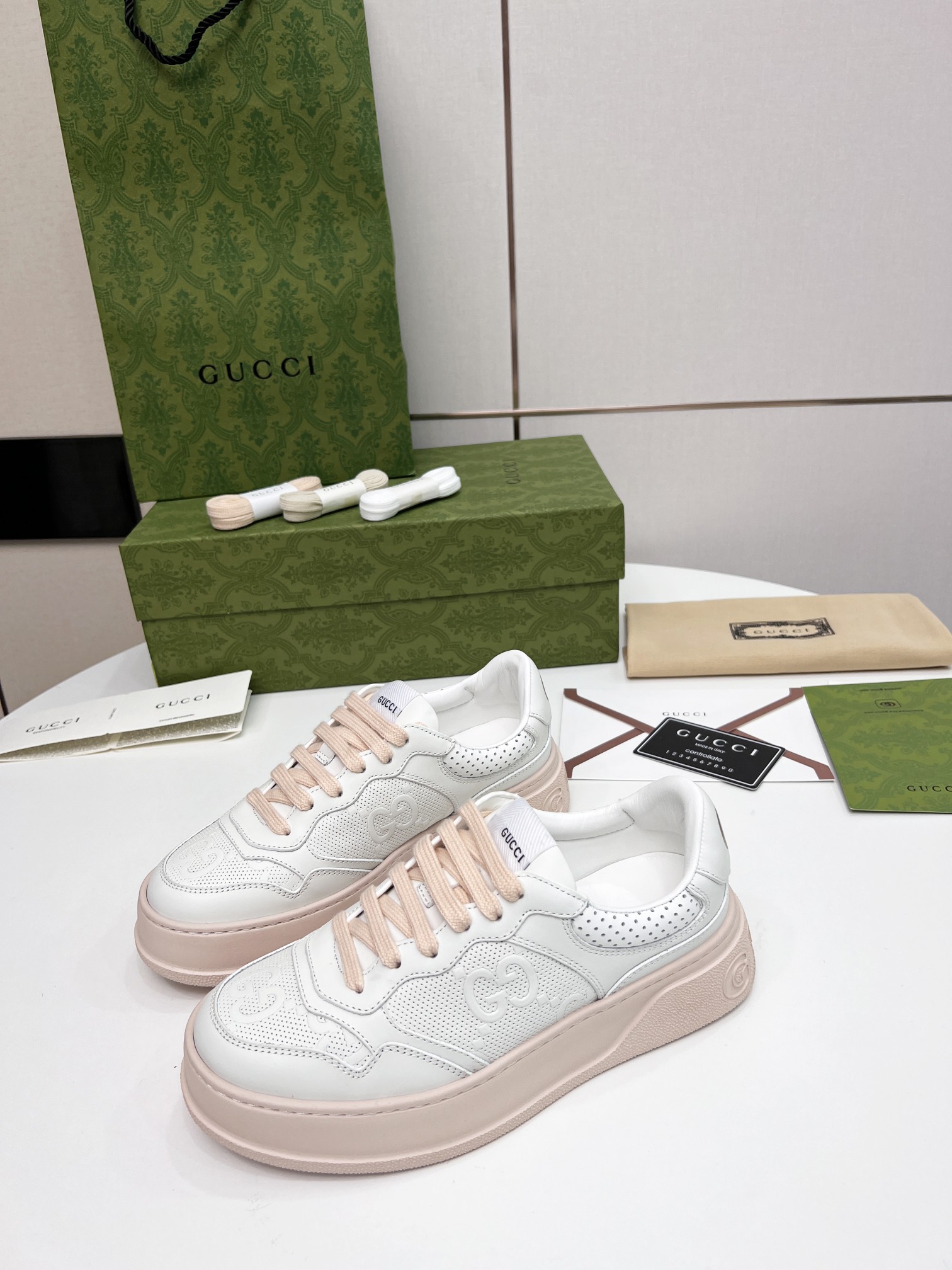 Precio de fábrica:260Gucci - ¡Nueva colección deportiva de suela gruesa suave ligera Chunky! ¡G mode
