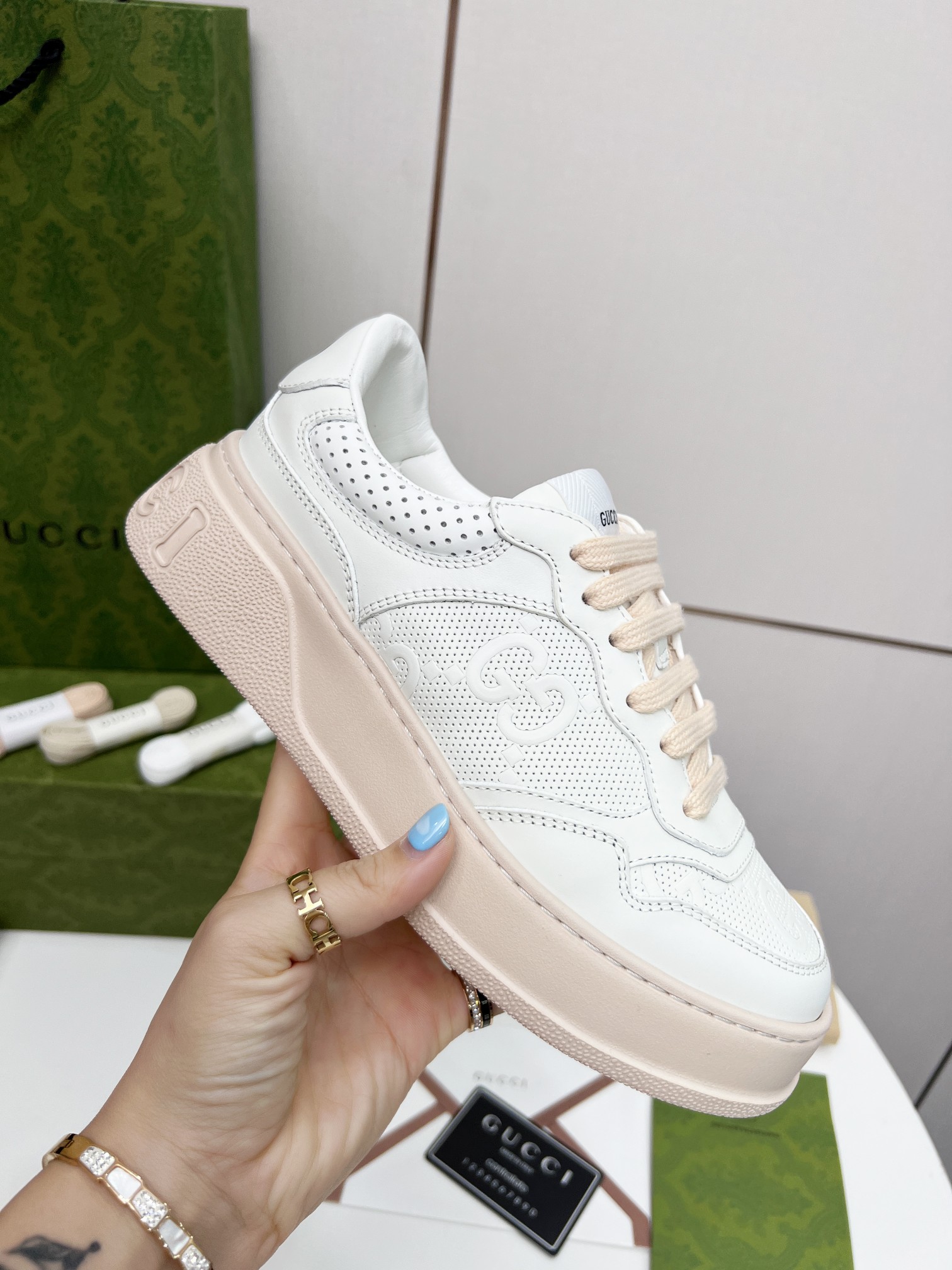 Precio de fábrica:260Gucci - ¡Nueva colección deportiva de suela gruesa suave ligera Chunky! ¡G mode