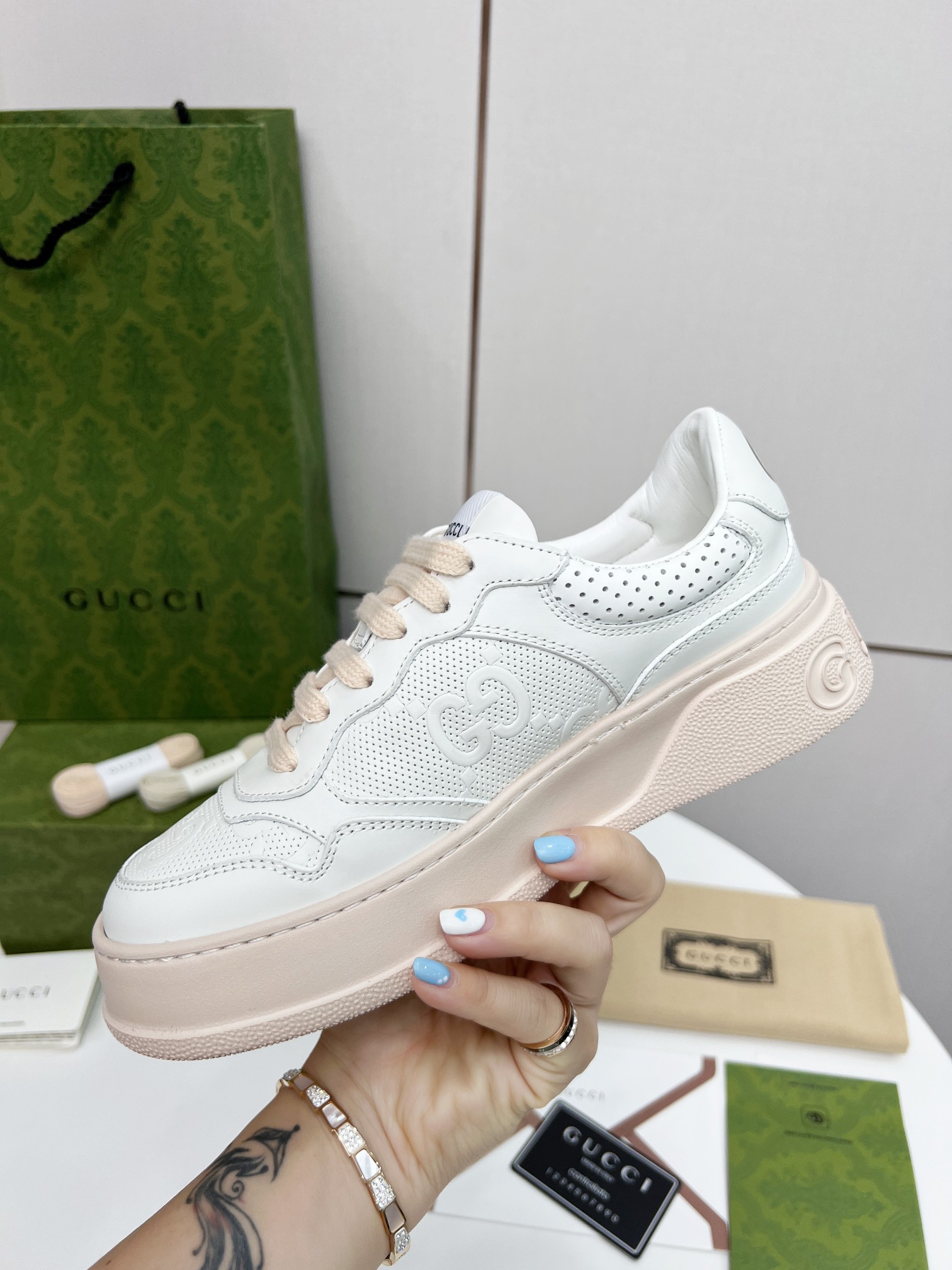 Precio de fábrica:260Gucci - ¡Nueva colección deportiva de suela gruesa suave ligera Chunky! ¡G mode