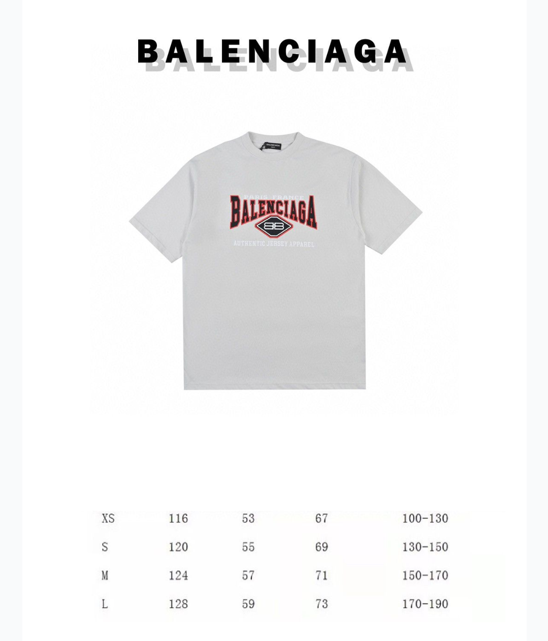 180 balenciaga 22ss 刺绣双B锁扣短袖T恤定织定染240g长绒棉