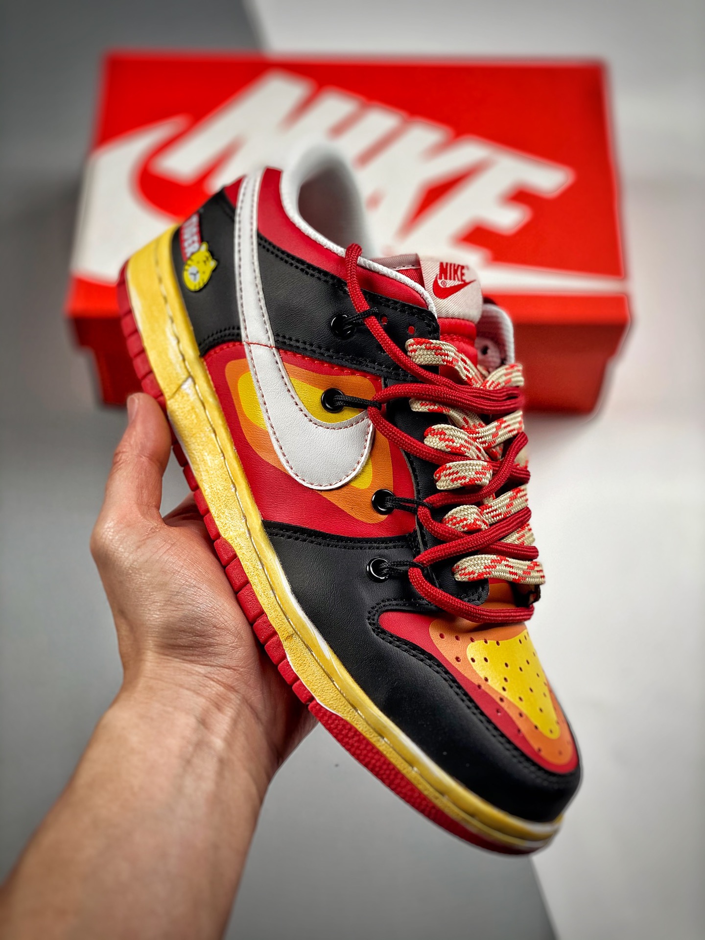 -2 Nk Dunk SB Low cabeza de tigre deconstruido, producción original de fábrica grande, lanzamiento real, materiales de …