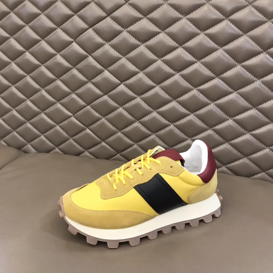 Tod'S托德斯  意大利进口小牛皮拼原版防水布面新款男士休闲运动鞋