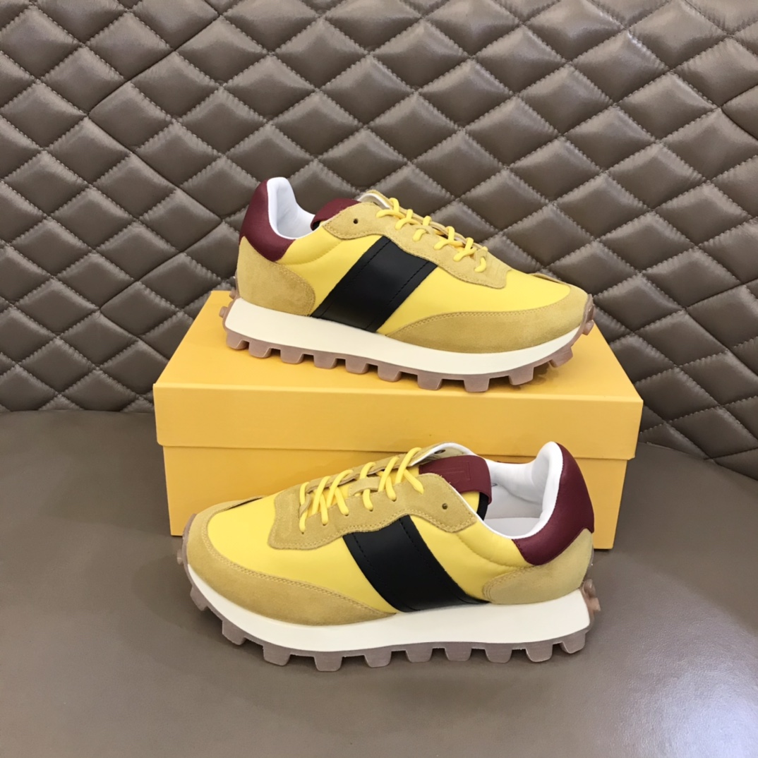 Tod'S托德斯  意大利进口小牛皮拼原版防水布面新款男士休闲运动鞋