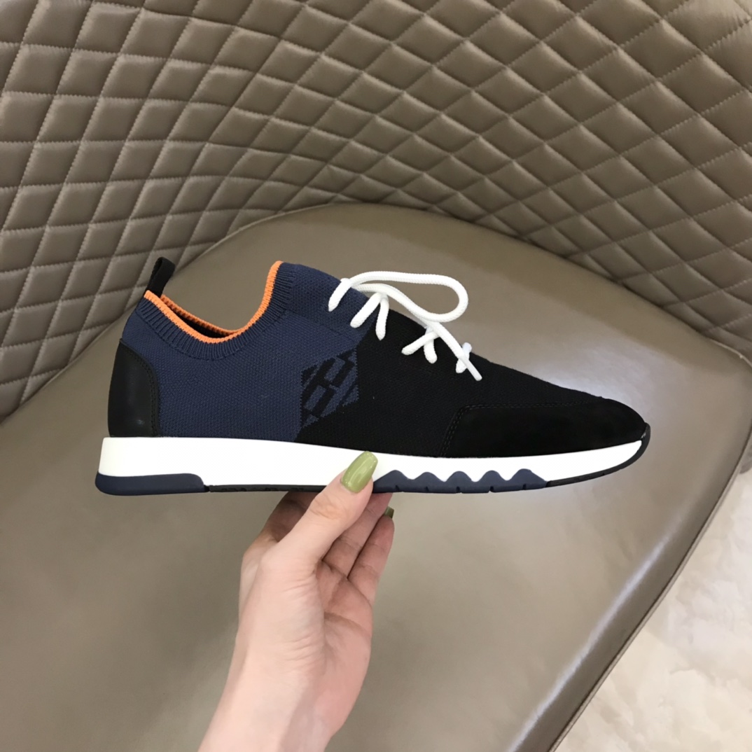 爱马仕HERMES   进口原版飞织透气官方最新高端男士运动休闲鞋