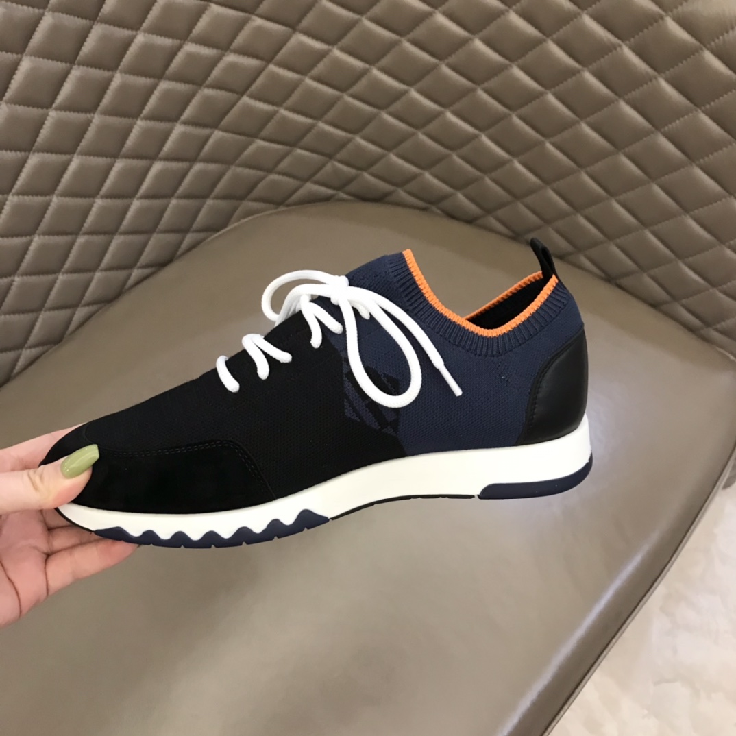 爱马仕HERMES   进口原版飞织透气官方最新高端男士运动休闲鞋