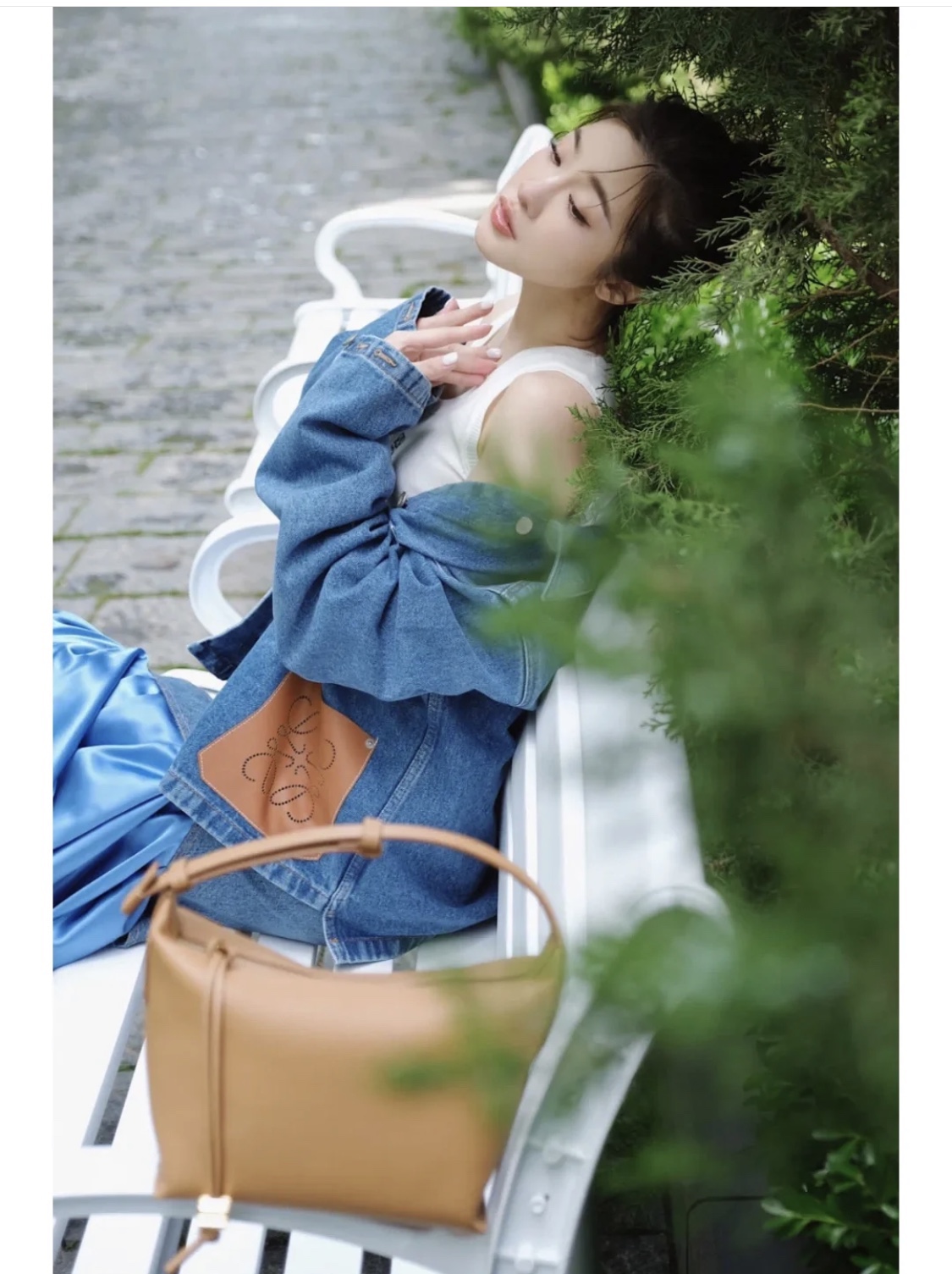 LOEWE罗意威 520情人节限定款 cubi全皮饭盒包 0559暖沙色