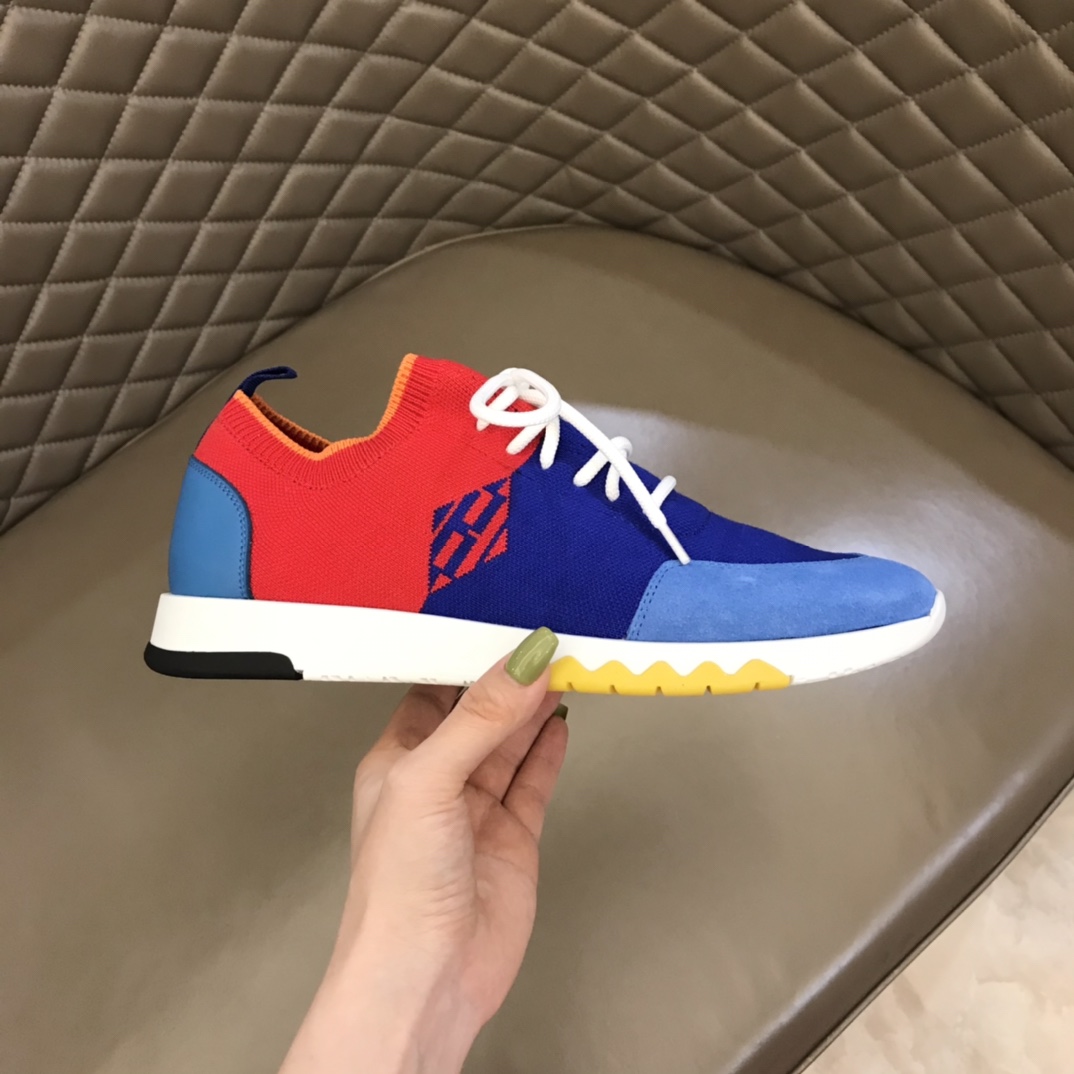 爱马仕HERMES   进口原版飞织透气官方最新高端男士运动休闲鞋