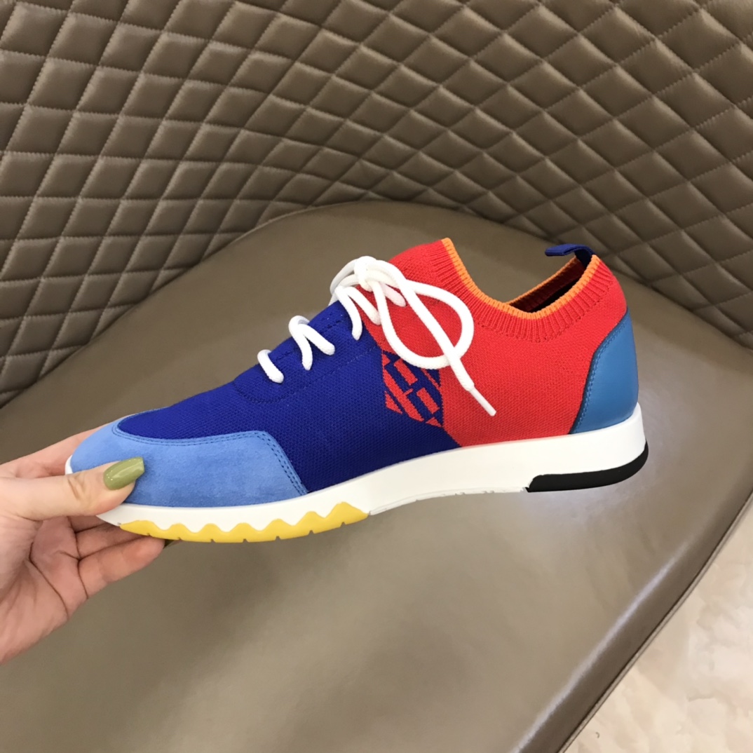 爱马仕HERMES   进口原版飞织透气官方最新高端男士运动休闲鞋