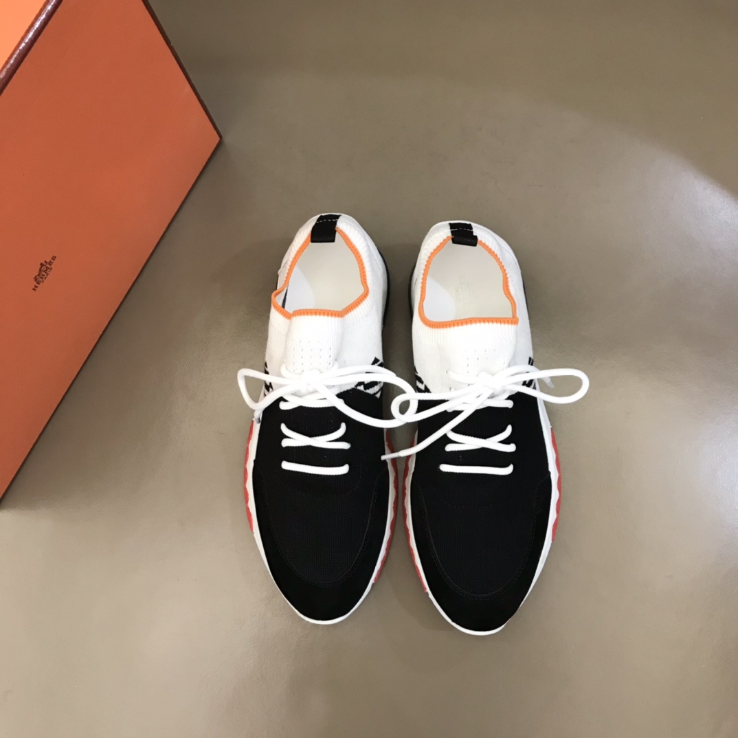 爱马仕HERMES   进口原版飞织透气官方最新高端男士运动休闲鞋