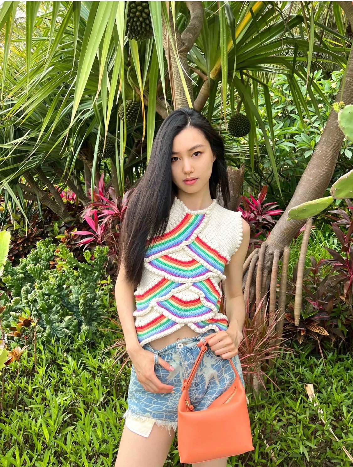 LOEWE罗意威 520情人节限定款 cubi全皮饭盒包 0559橙