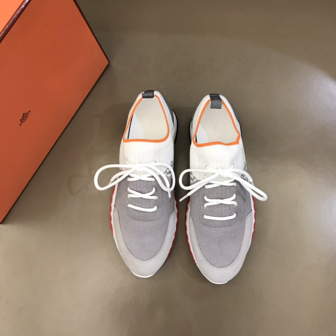 爱马仕HERMES   进口原版飞织透气官方最新高端男士运动休闲鞋