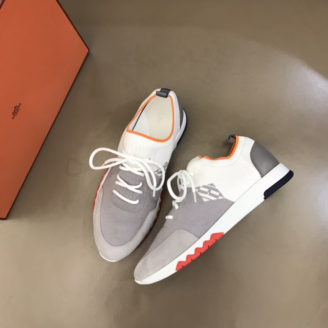 爱马仕HERMES   进口原版飞织透气官方最新高端男士运动休闲鞋