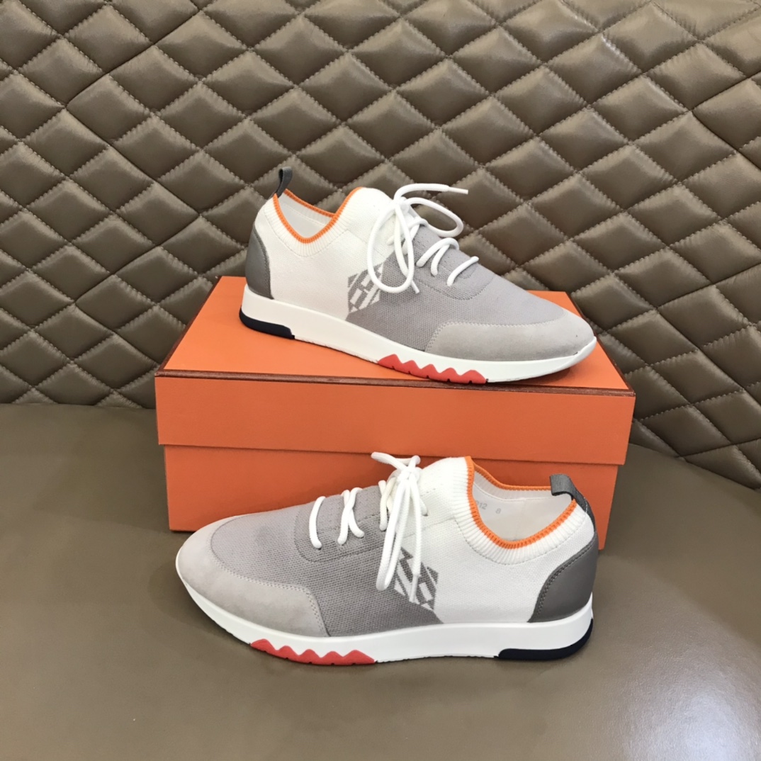 爱马仕HERMES   进口原版飞织透气官方最新高端男士运动休闲鞋