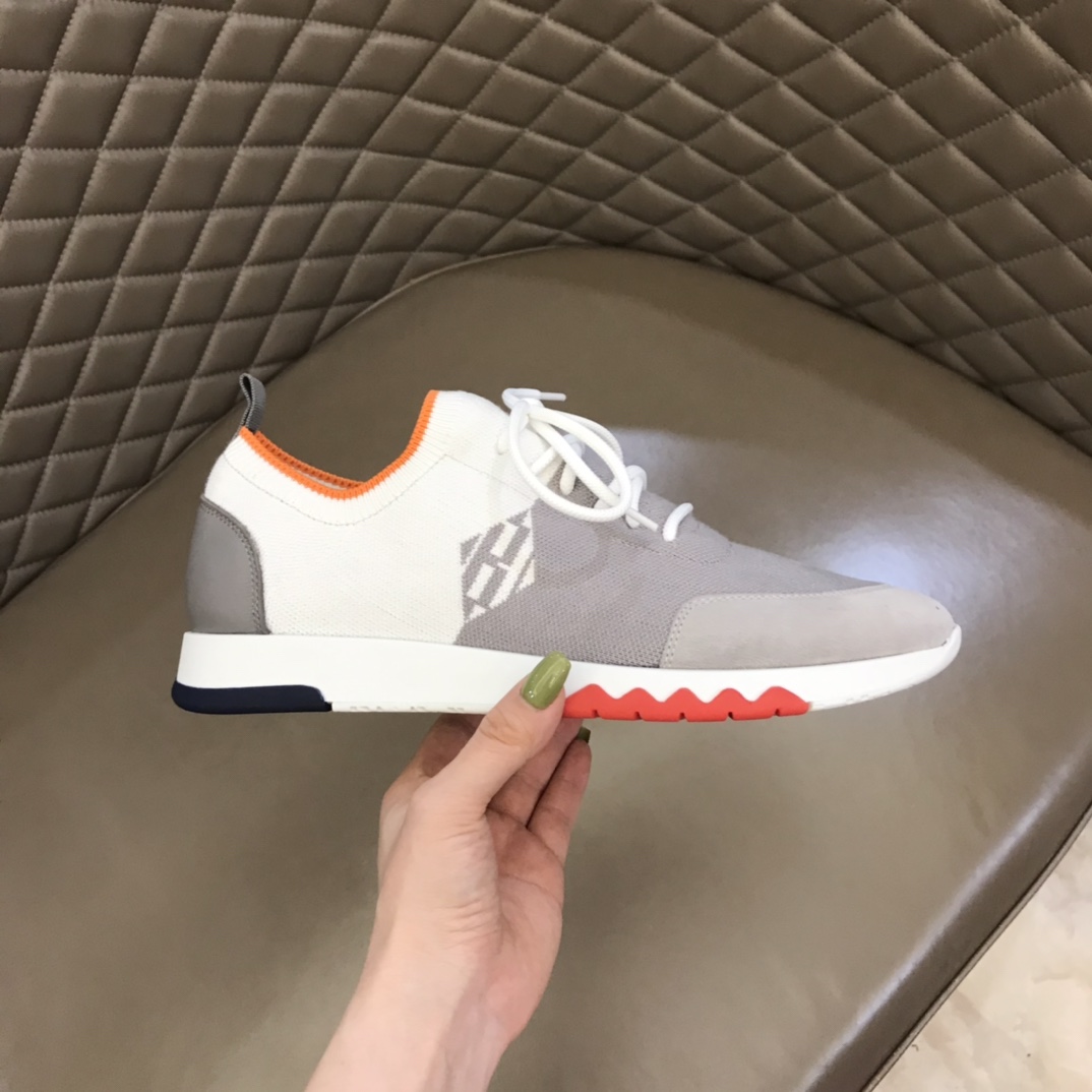 爱马仕HERMES   进口原版飞织透气官方最新高端男士运动休闲鞋