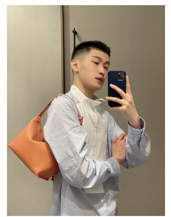 LOEWE罗意威 520情人节限定款 cubi全皮饭盒包 0559橙