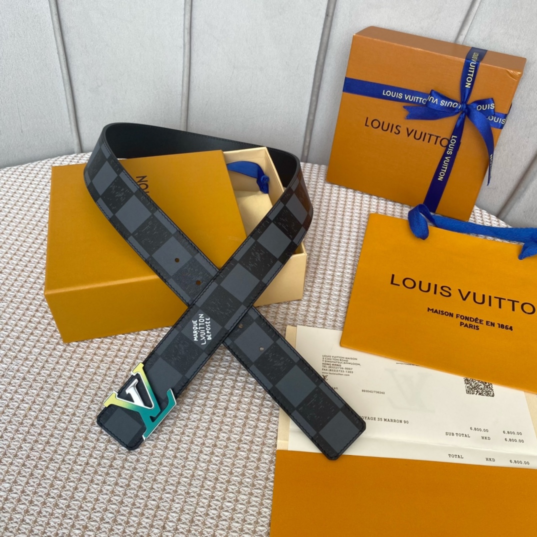 7 Star Quality Designer Replica
 Louis Vuitton Belts Calfskin Cowhide