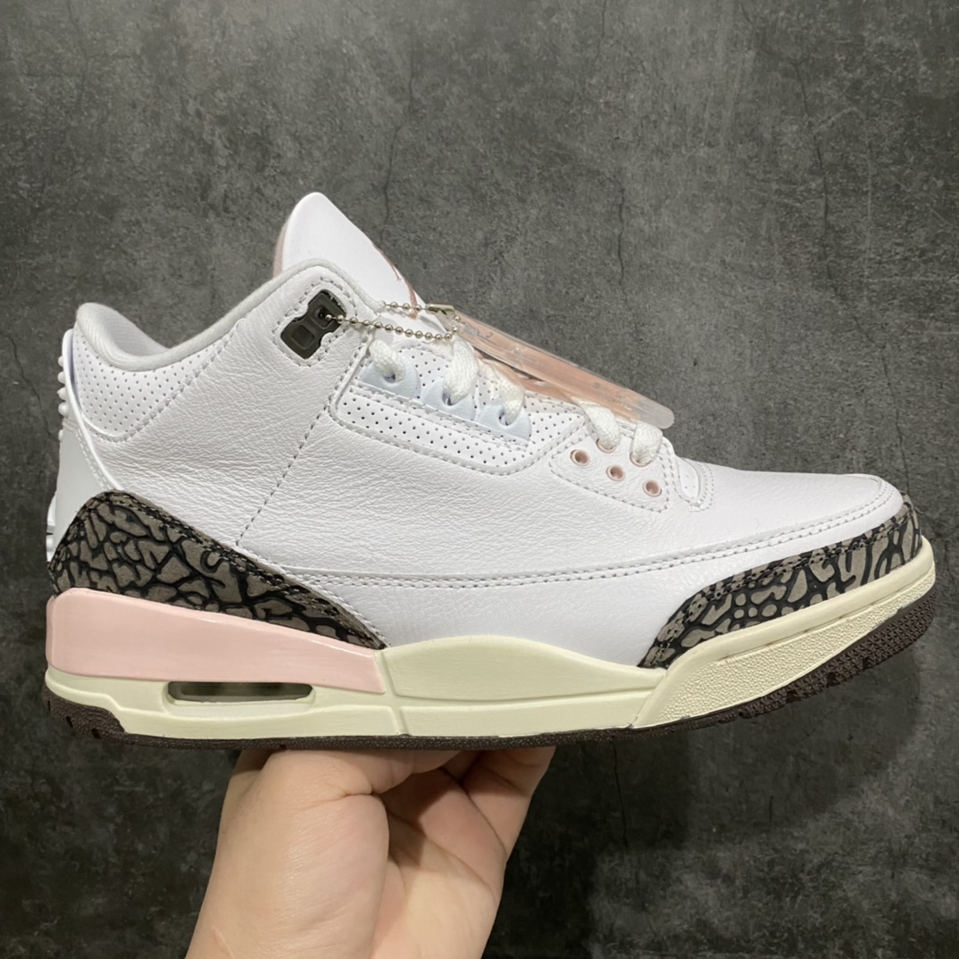 Air Jordan AJ3 白棕樱花粉爆裂CK9246-102 外贸纯原出货 细节材料依旧拉满配置 无需太多文案 直接看实拍 尺码:40-47.5-选品中心