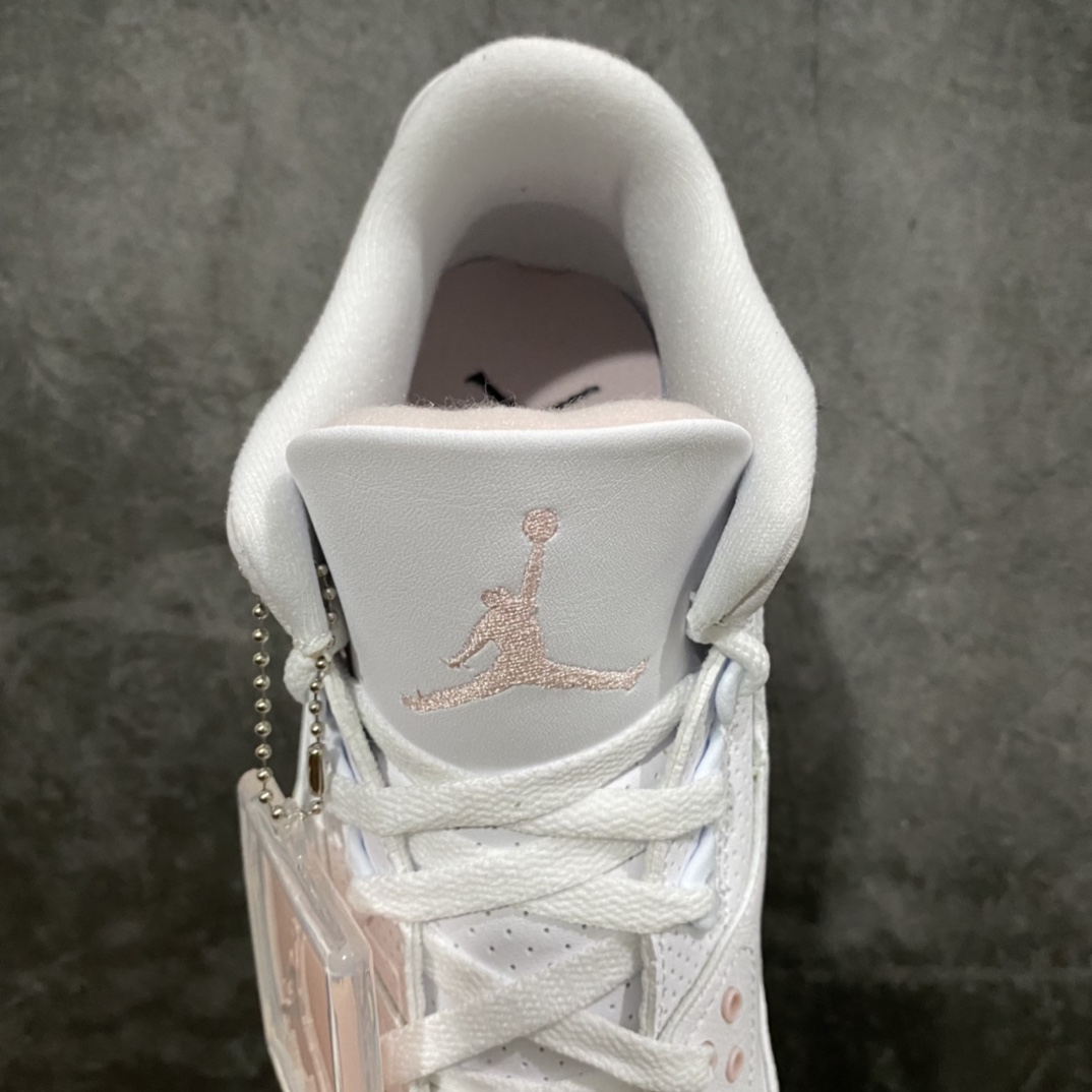 图片[8]-Air Jordan AJ3 白棕樱花粉爆裂CK9246-102 外贸纯原出货 细节材料依旧拉满配置 无需太多文案 直接看实拍 尺码：40-47.5-选品中心
