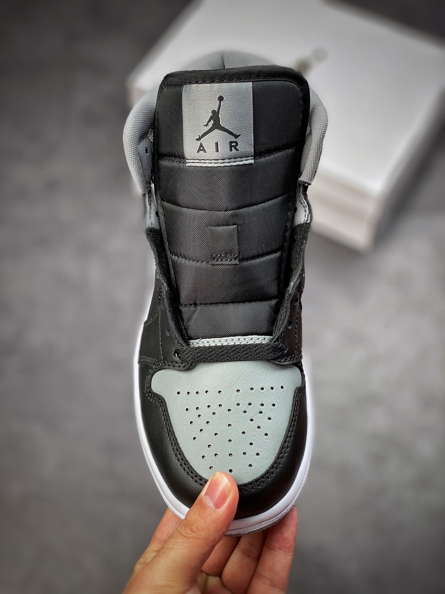 260 Air Jordan 1 Mid 影子灰市面唯一正确版本 BQ6472-007