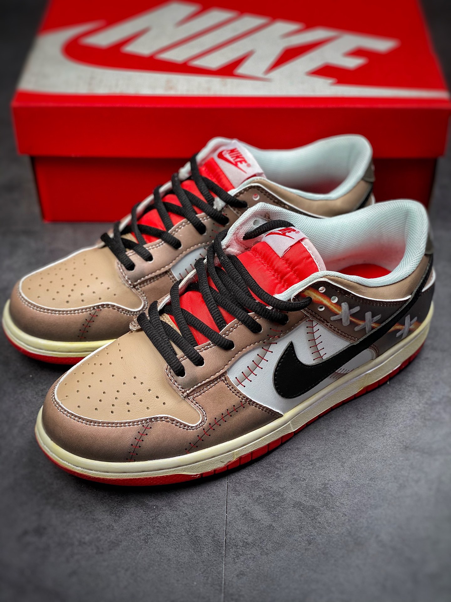 190 Futura x Nike Dunk Low SB联名 解构绑带滑板鞋 DD1391-600