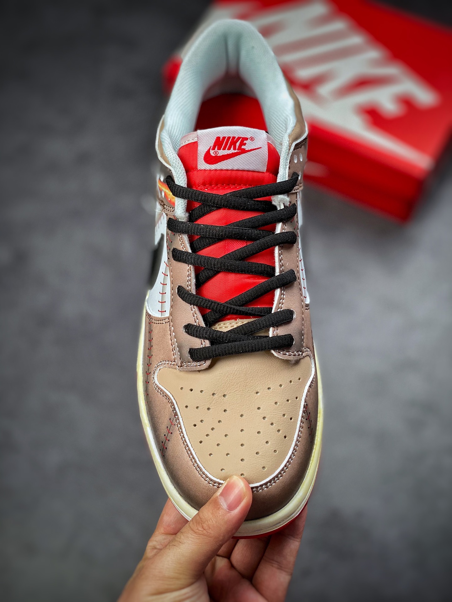 190 Futura x Nike Dunk Low SB联名 解构绑带滑板鞋 DD1391-600
