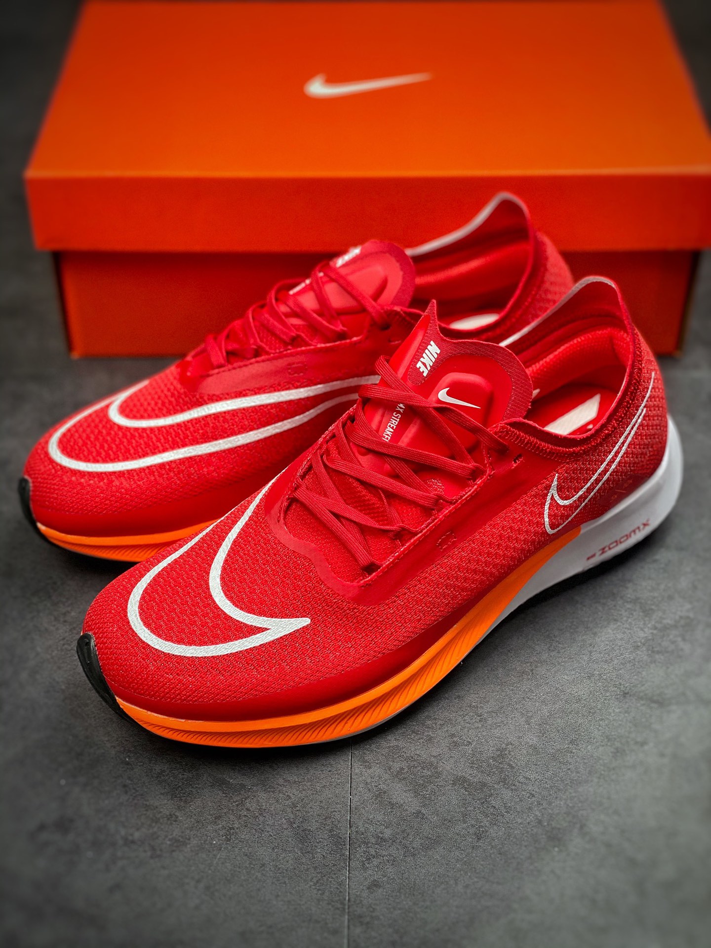 180 Nike ZoomX Streakfly Proto Running”Black/Gold/Sky Blue/Pink”5K/10K短跑马拉松系带系列轻量休闲运动慢跑鞋DH9275-104