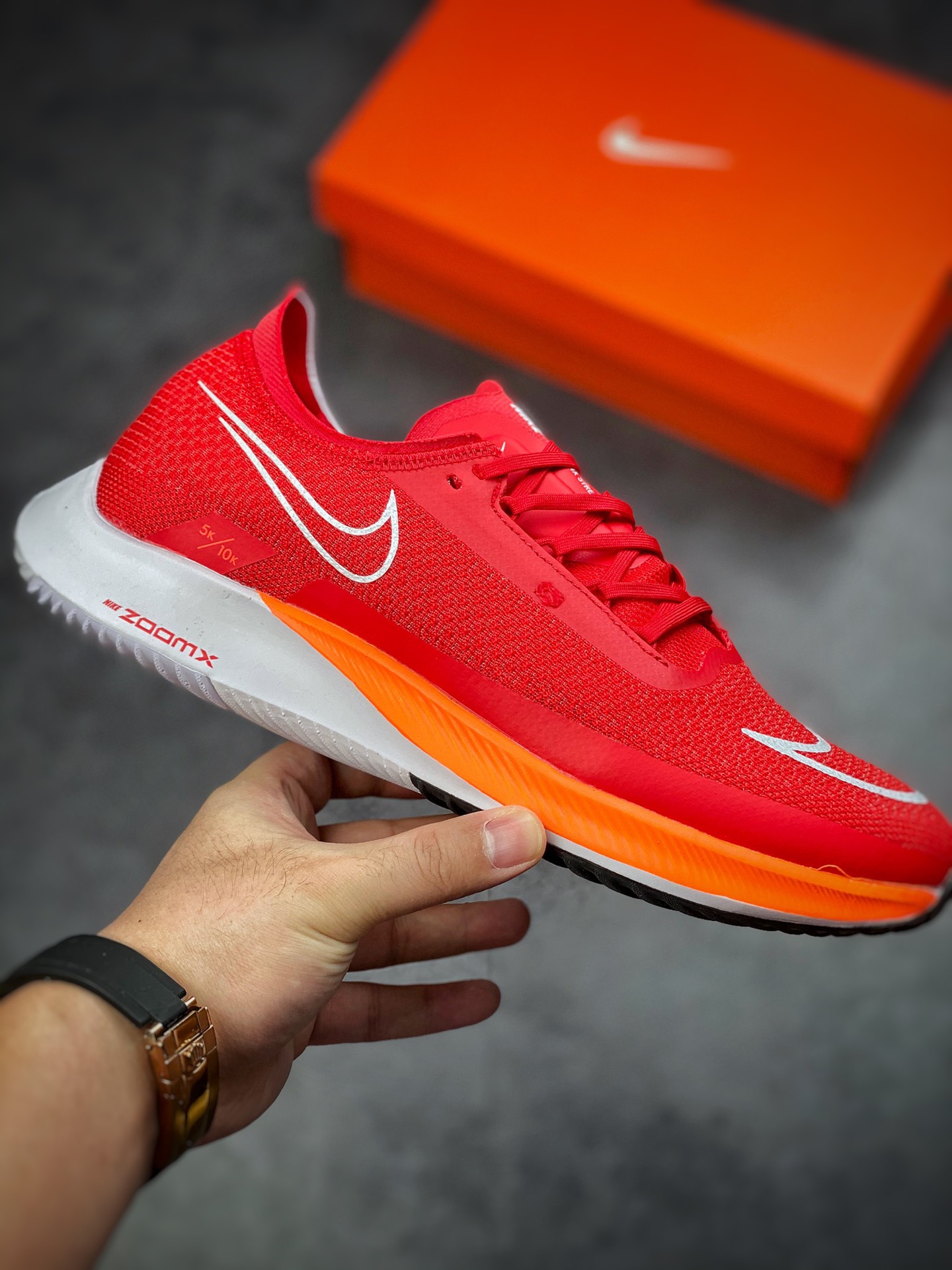 180 Nike ZoomX Streakfly Proto Running”Black/Gold/Sky Blue/Pink”5K/10K短跑马拉松系带系列轻量休闲运动慢跑鞋DH9275-104