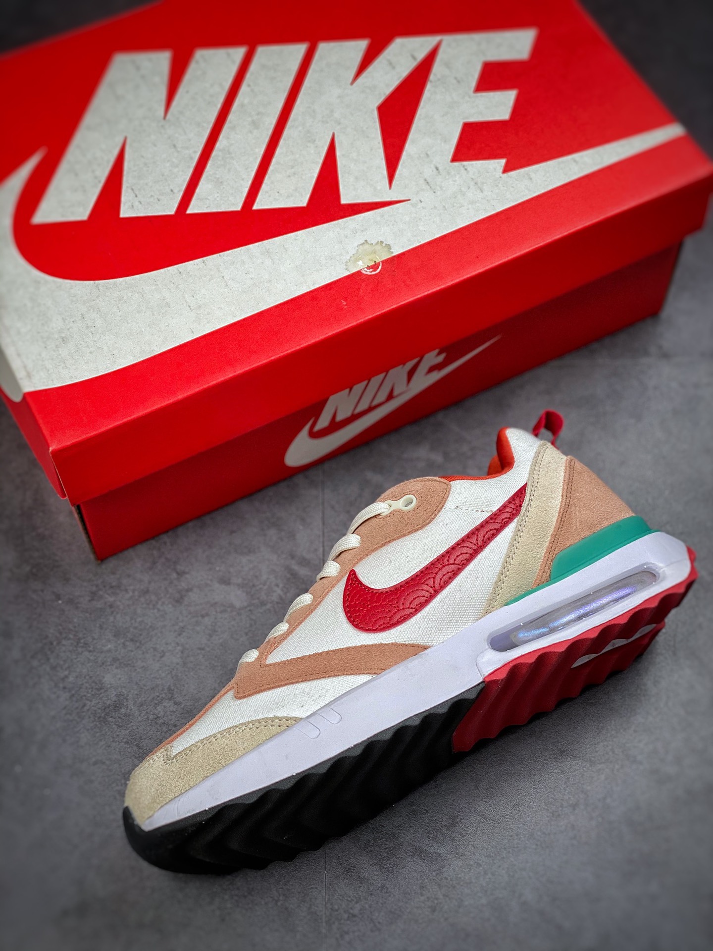 220 Nike Dunk Low 白红粉气垫板鞋DQ4976-161