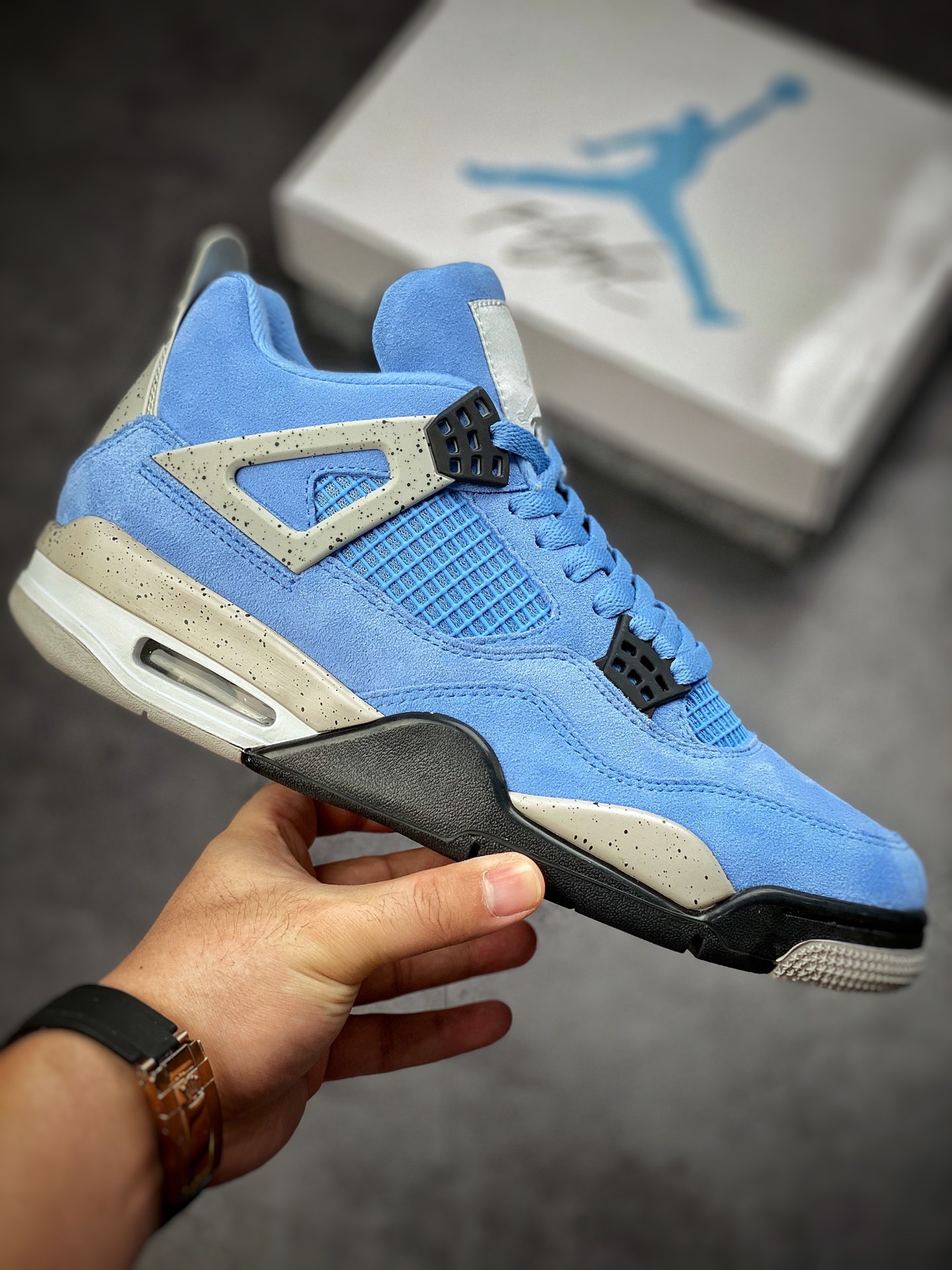 450 #纯原大厂出品 Air Jordan AJ4 SE “University Blue” 大学蓝 CT8527-400