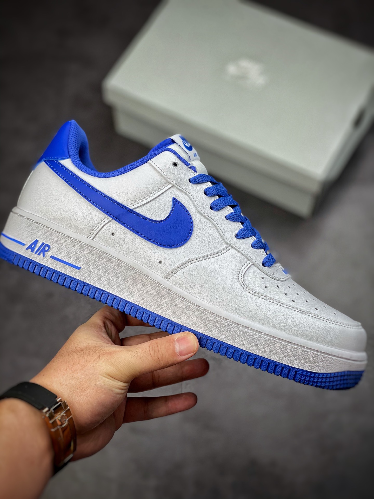 160 Nike Air Force 1 Low 07 白蓝 #原楦头原纸板 打造纯正空军版型 DH7561-104