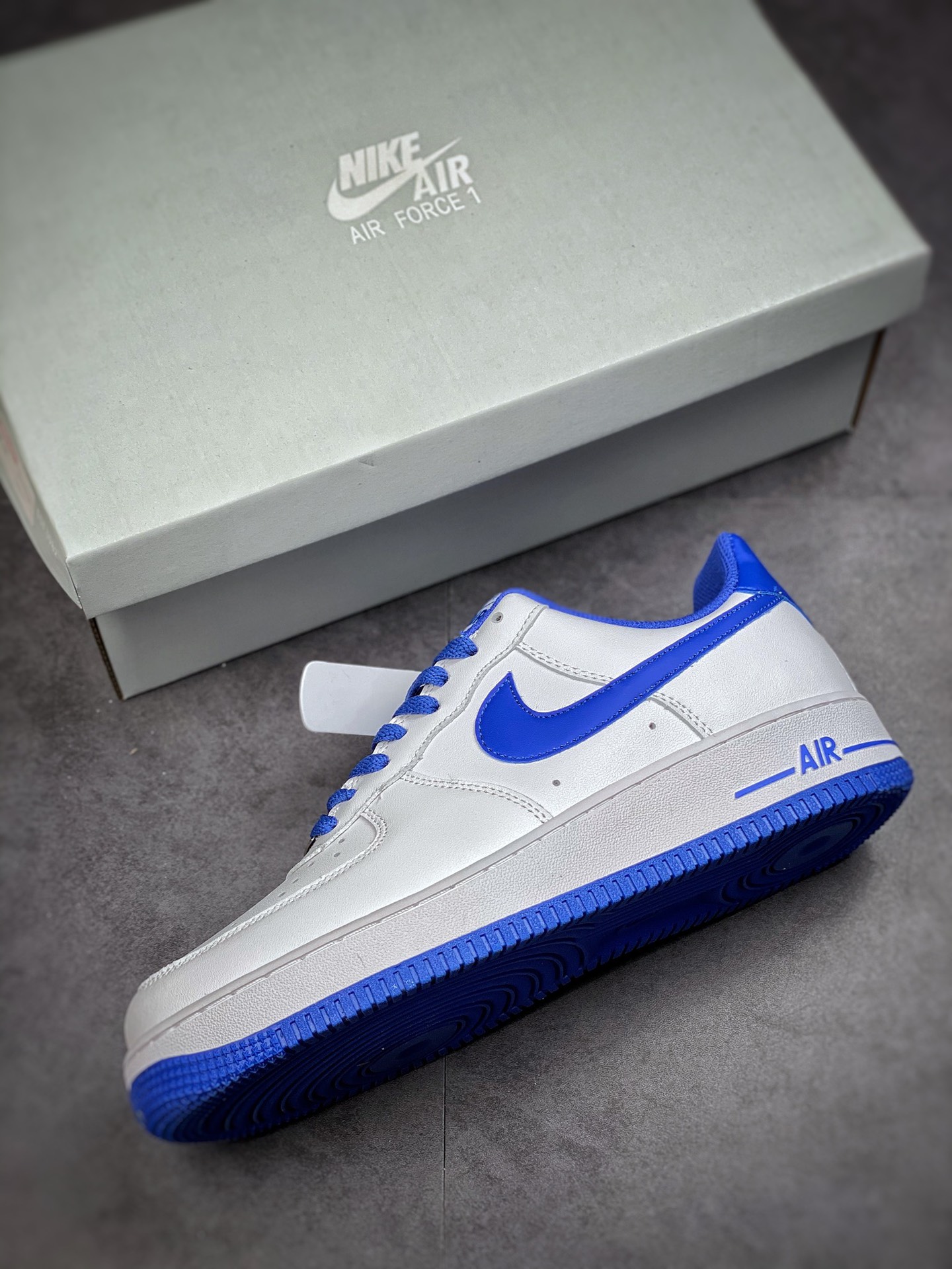 160 Nike Air Force 1 Low 07 白蓝 #原楦头原纸板 打造纯正空军版型 DH7561-104