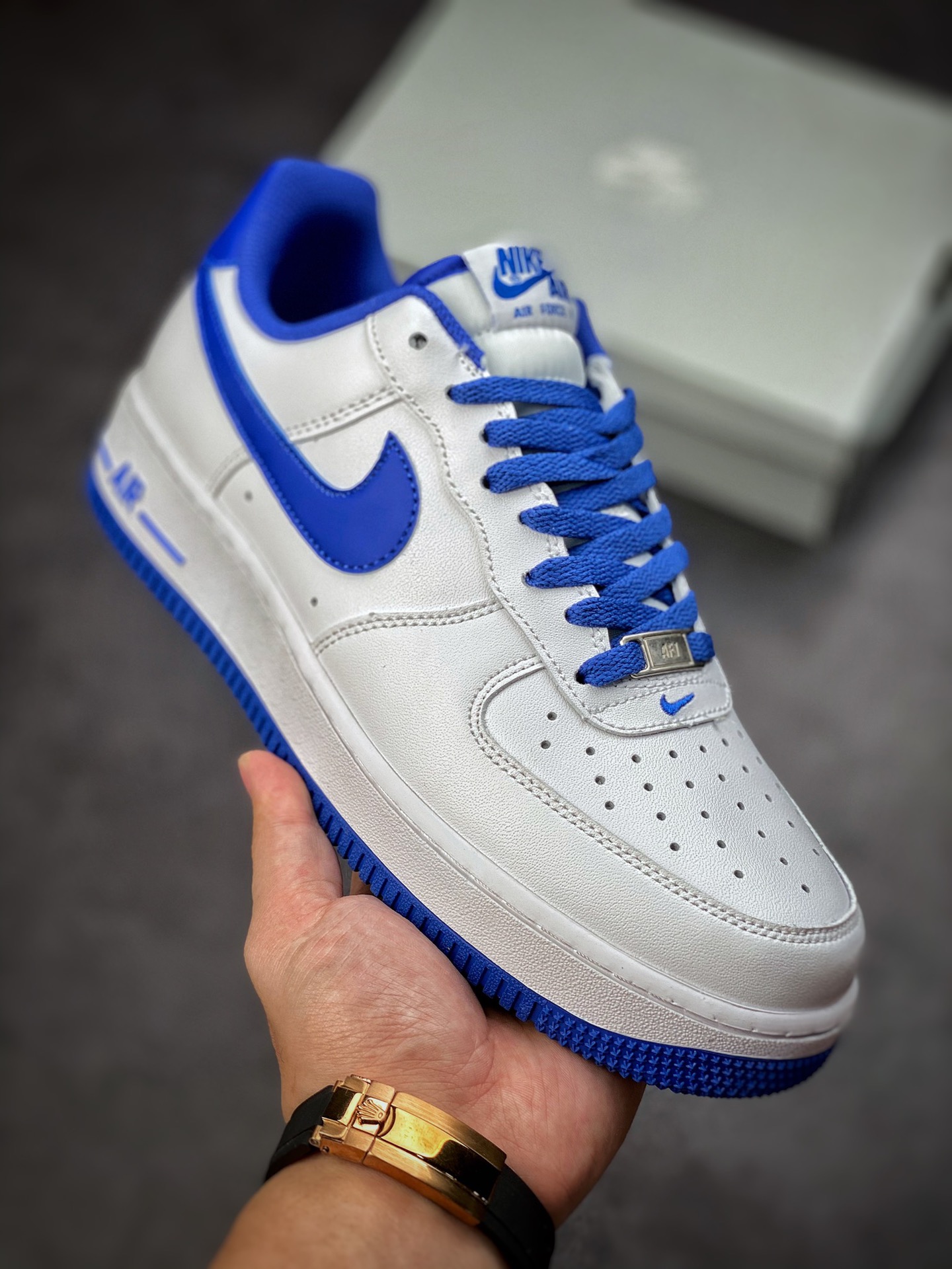 160 Nike Air Force 1 Low 07 白蓝 #原楦头原纸板 打造纯正空军版型 DH7561-104